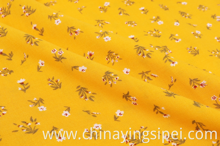 Eco-friendly challis custom printed fabric design shirt print fabrics